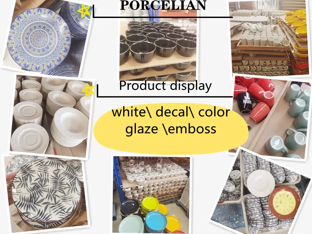 China Wholesale 16-20PC porcelain Dinnerware Hand-Painted Breakfast Dinner Set