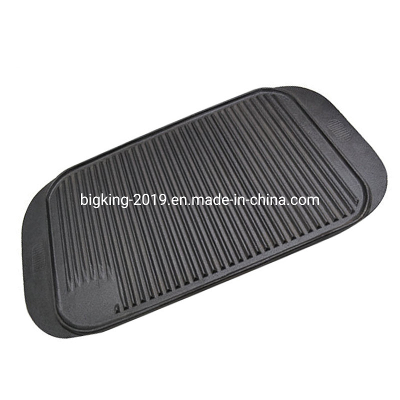 Classic Home and Garden Cookware Non Stick Pre-Seasoned Pans Cast Iron Flat Top Griddle for Camping