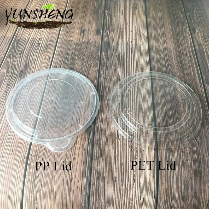 Compostable Disposable Kraft or Bamboo Pulp Paper Bowl for Soup/Salad/Fastfood