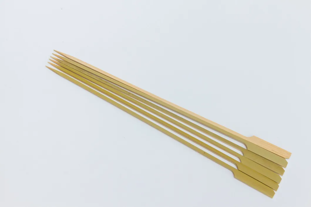 Custom Disposable BBQ Meat Kebab Fruit Bamboo Stick Skewer (3.0mm*20cm)