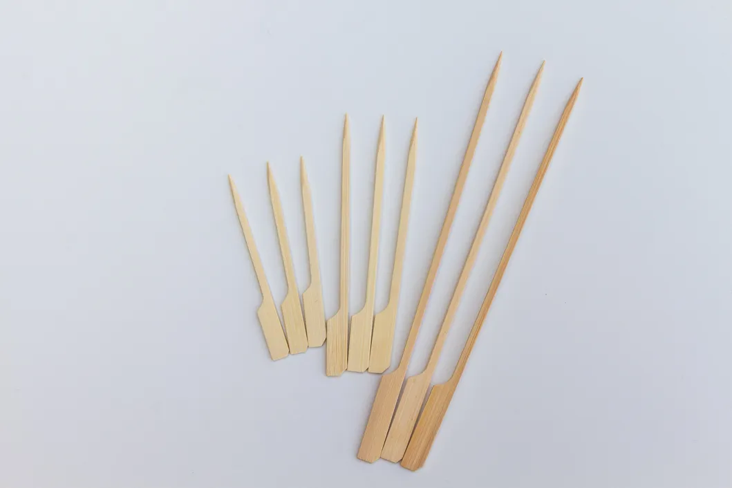 Custom Disposable BBQ Meat Kebab Fruit Bamboo Stick Skewer (3.0mm*20cm)