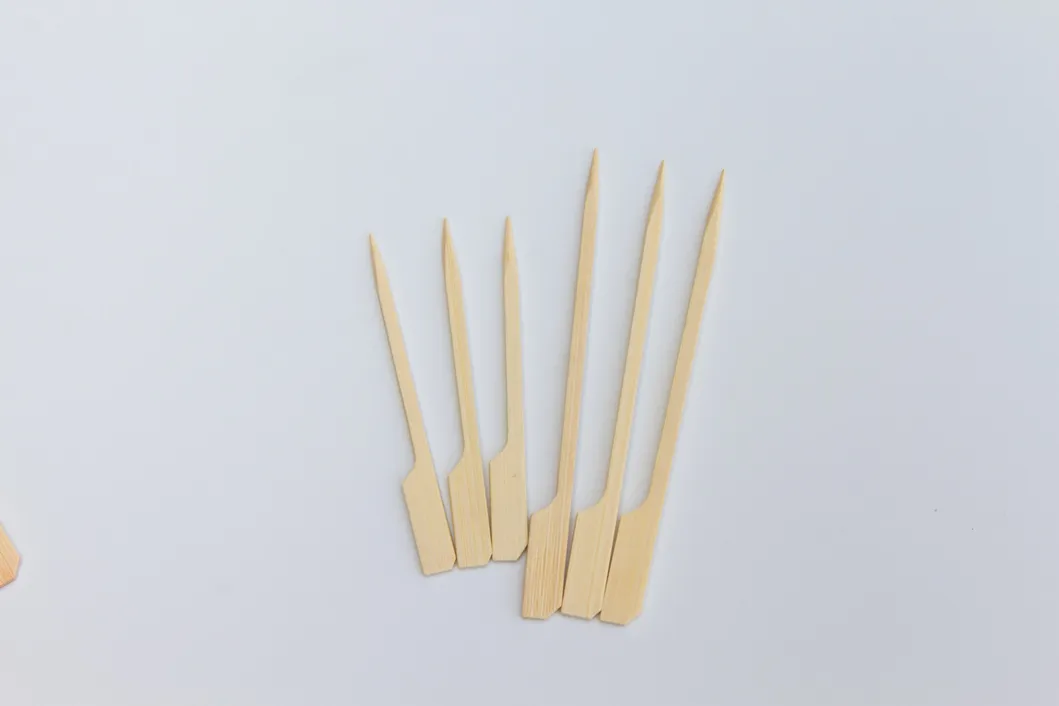 Custom Disposable BBQ Meat Kebab Fruit Bamboo Stick Skewer (3.0mm*20cm)