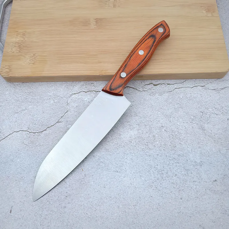 Custom Wood Handle Full Tang Stainless Steel Kitchen Fruit Knife