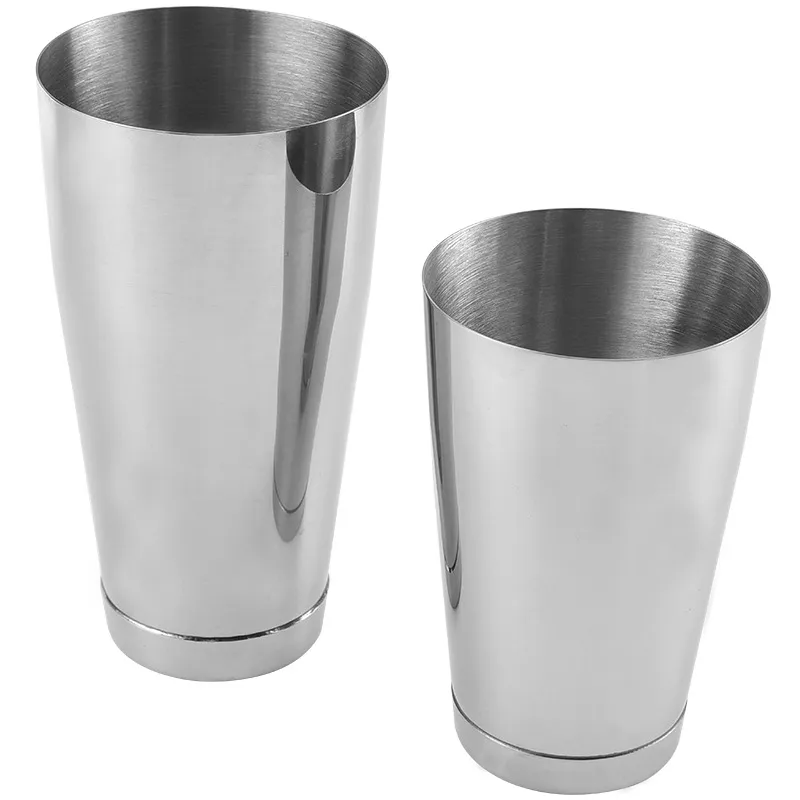 Customized Stainless Steel Black Matte Boston Shakers Bar Cocktail Shaker