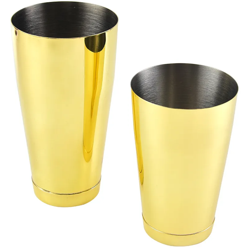 Customized Stainless Steel Black Matte Boston Shakers Bar Cocktail Shaker