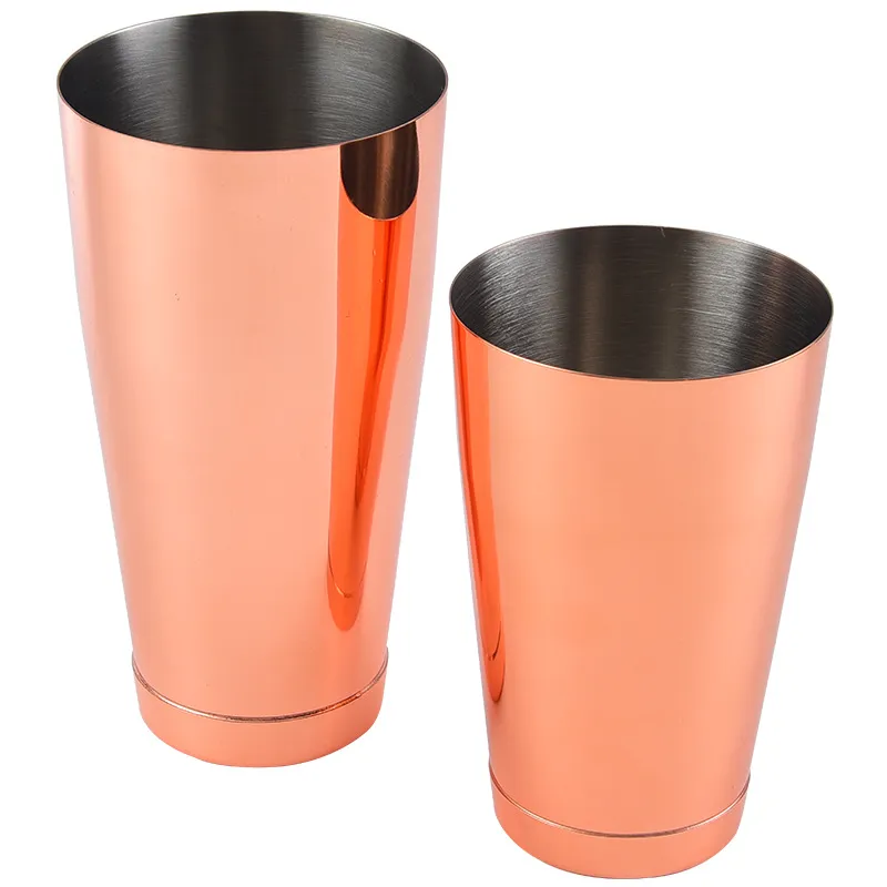 Customized Stainless Steel Black Matte Boston Shakers Bar Cocktail Shaker