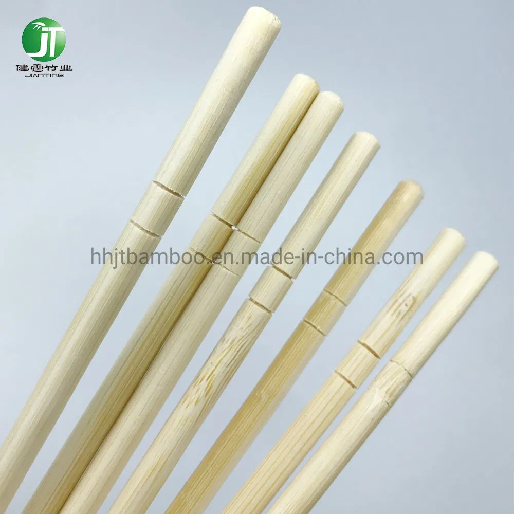 Disposable Round Bamboo Chopsticks for Restaurant Take-Away
