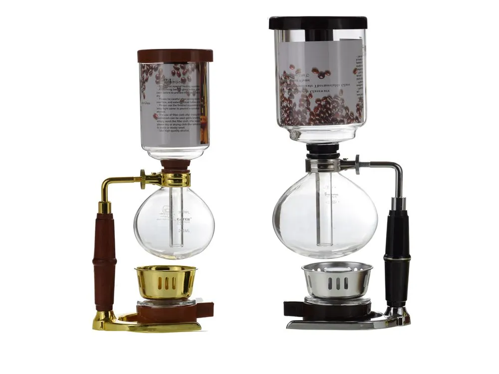 Ecocoffee Classic Style Coffee Syphon Machine 300ml 500ml Counted Tea/Coffee Siphon Espresso Coffee Maker Bt3 Bt5
