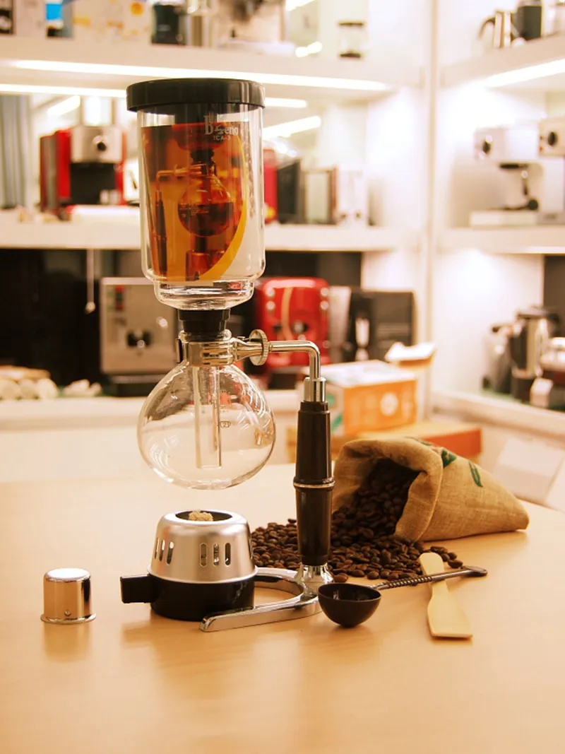 Ecocoffee Classic Style Coffee Syphon Machine 300ml 500ml Counted Tea/Coffee Siphon Espresso Coffee Maker Bt3 Bt5