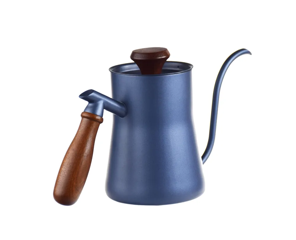 Ecocoffee Customized Gooseneck Sprouts Pour Over Coffee Kettle 550ml Barista Coffee Maker with Therometer