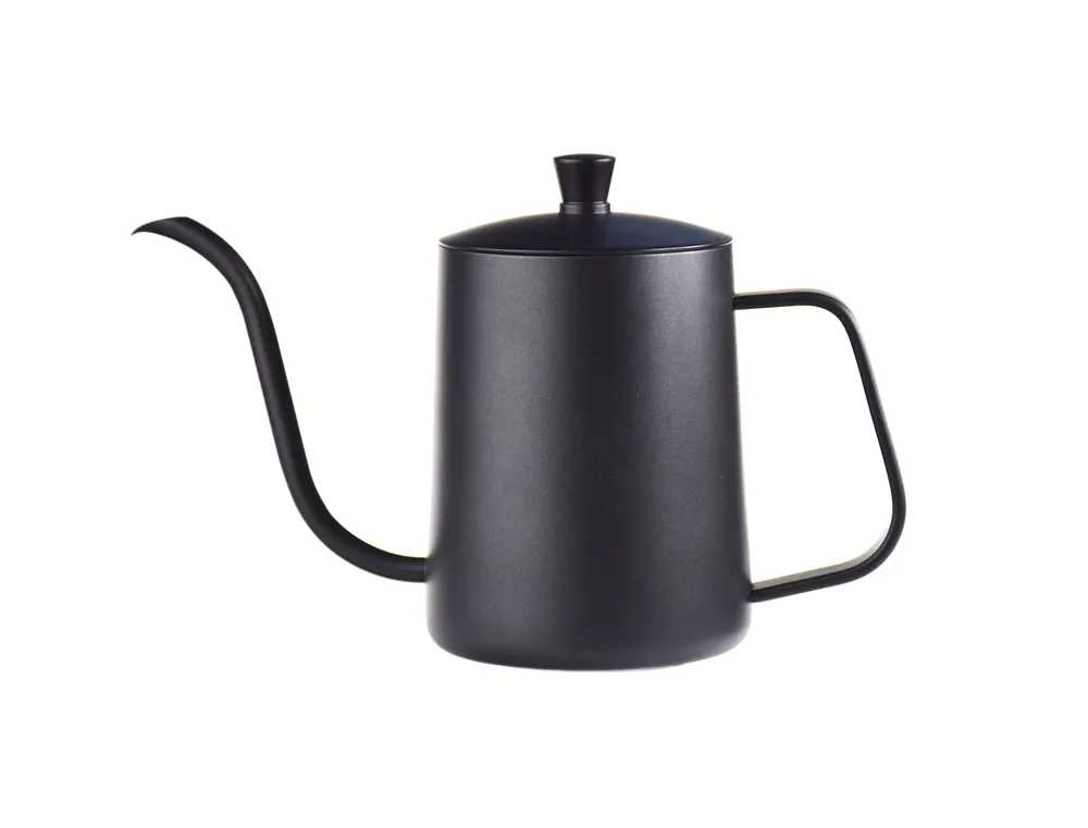 Ecocoffee Customized Gooseneck Sprouts Pour Over Coffee Kettle 550ml Barista Coffee Maker with Therometer
