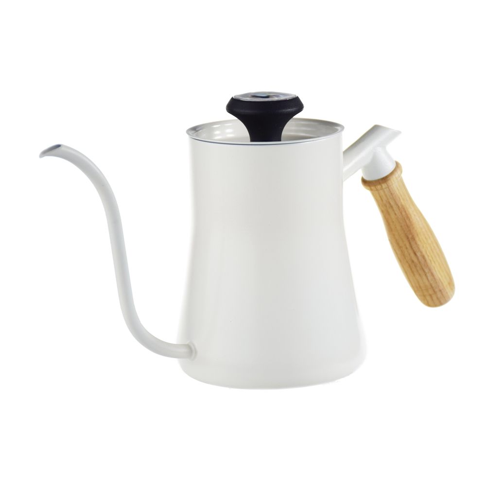 Ecocoffee Customized Gooseneck Sprouts Pour Over Coffee Kettle 550ml Barista Coffee Maker with Therometer