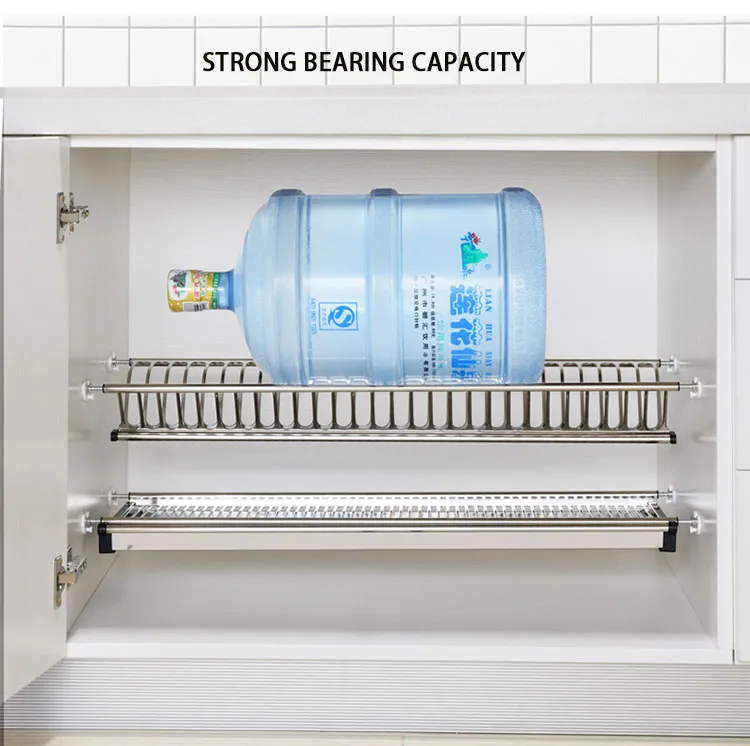 Factory Price Tableware Stainless Steel Kitchen Storage Standing Dish Draining Drying Rack Plate Organizer
