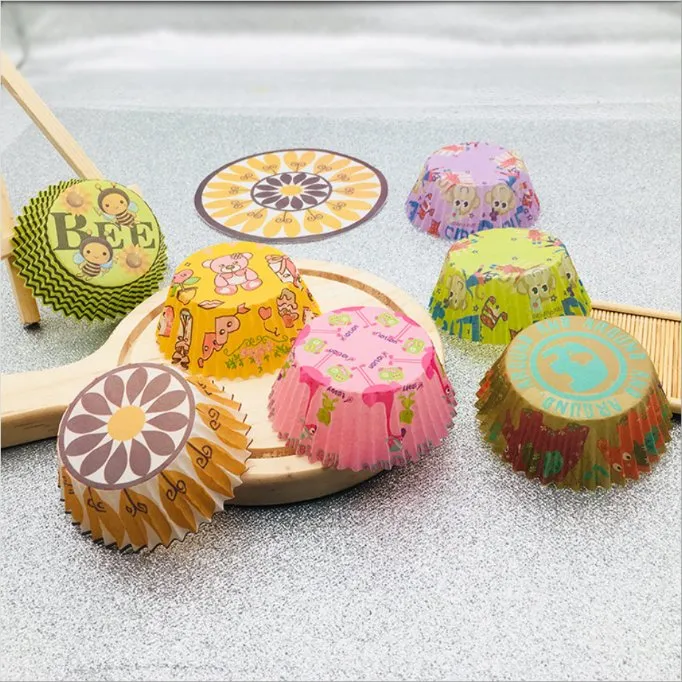 Factory Supply High Temperature Homemade Paper Round Muffin Cake Baking Cup