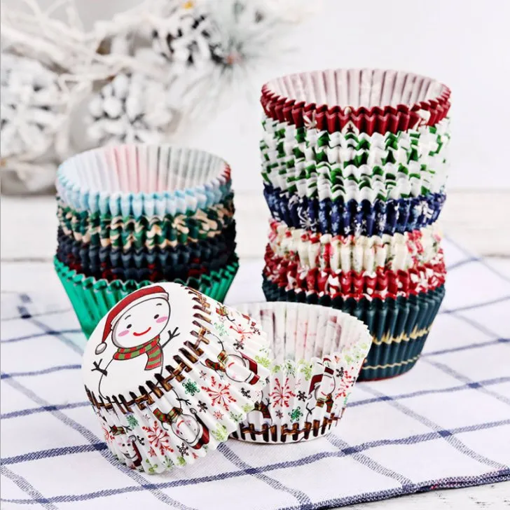 Factory Supply High Temperature Homemade Paper Round Muffin Cake Baking Cup