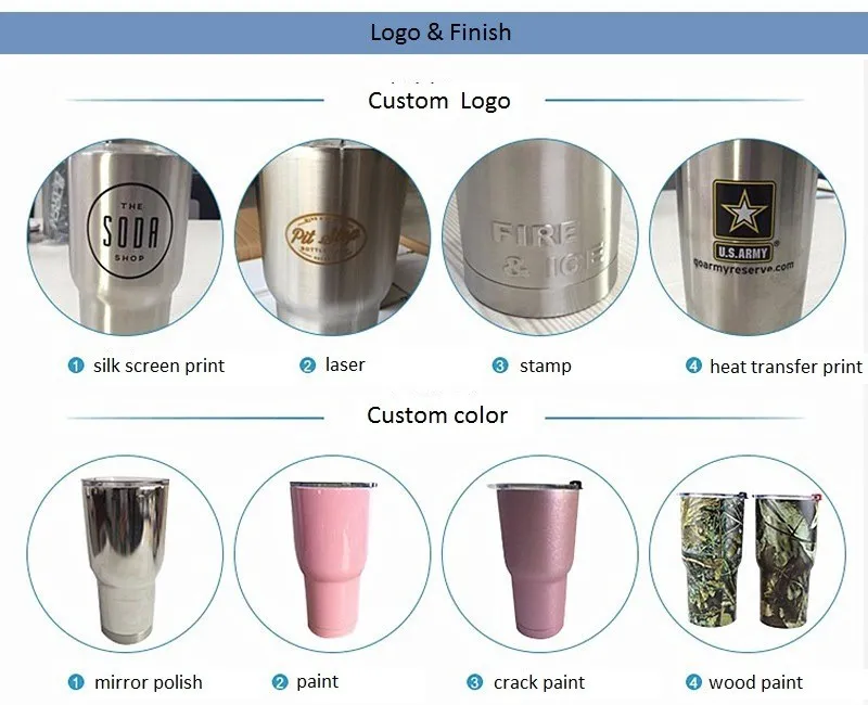 FDA Customized Different Lids 500/750ml Double Wall Wide Mouth Vacuum Insulated Stainless Steel Travel Sports Water Bottle with Hook