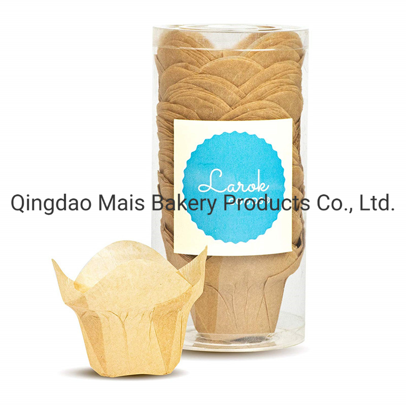 Food Grade Non Stick Multi Color Greaseproof Parchment Paper Cupcake Muffin Liners Lotus Muffin Baking Cups