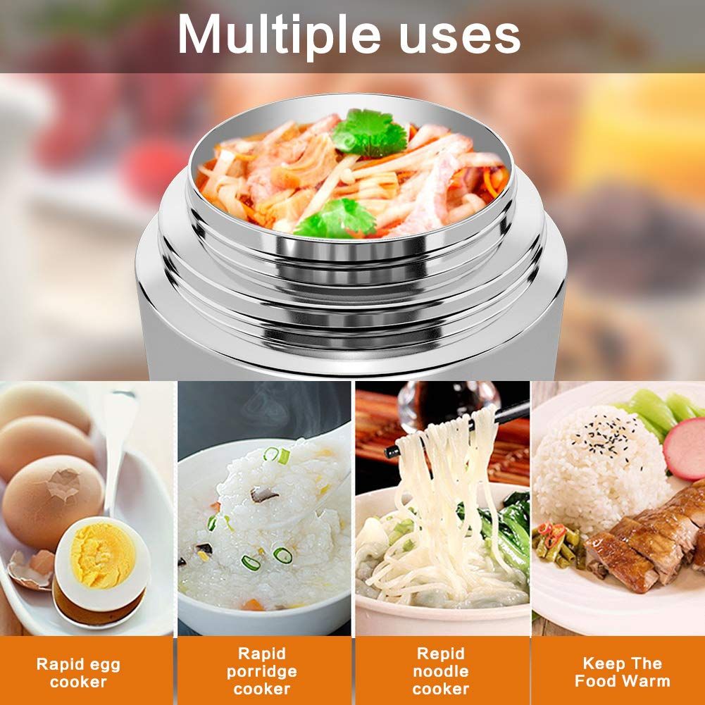 GF003 800ml Insulated Vacuum Bento Stainless Steel Food Container