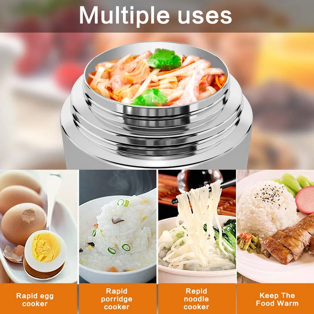 GF003 800ml Insulated Vacuum Bento Sublimation Stainless Steel Lunch Box