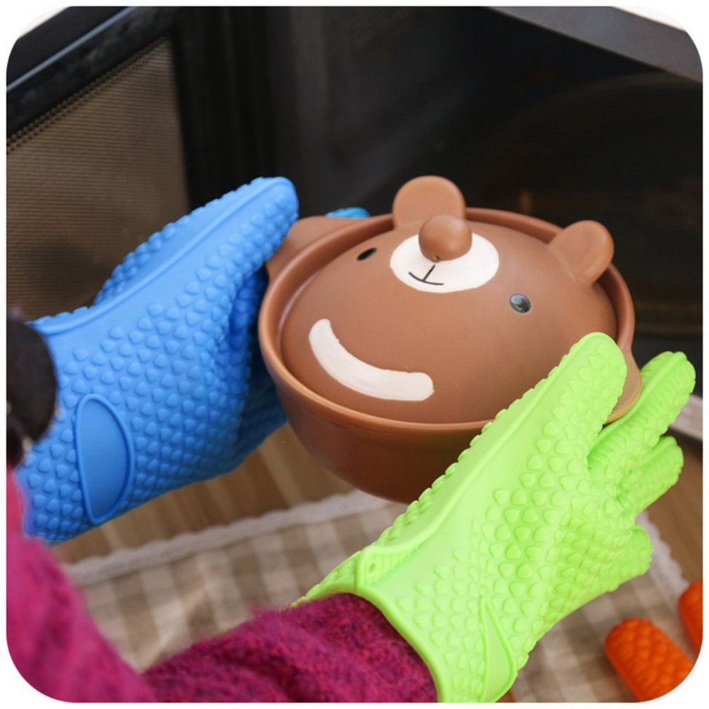 Handle Edible Silicone Extra Long Kitchen Oven Mitt