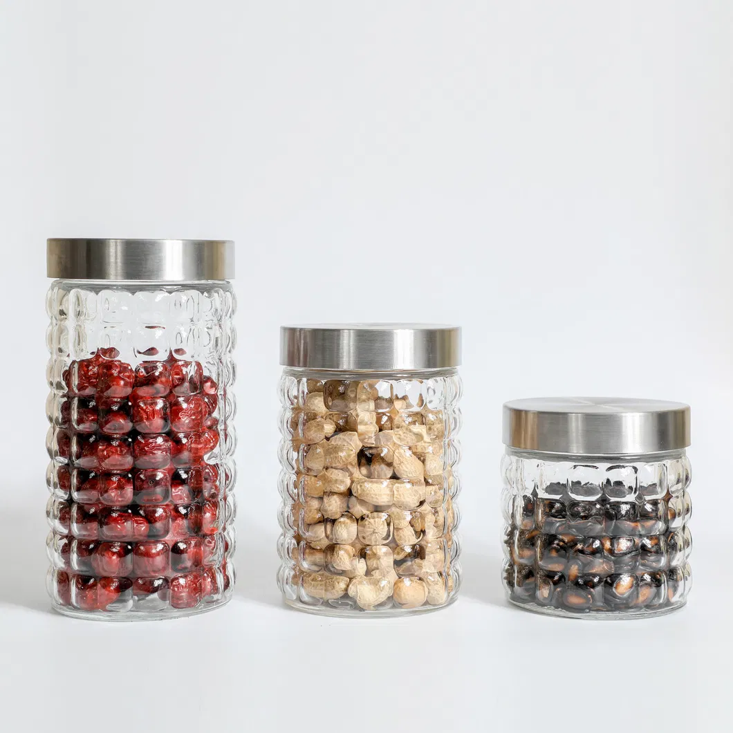 Healthy and Ecological Lead-Free Glass Food Enzyme Sealed Glass Jars for Flour Sugar Cookie Coffee Aliquot Bottle