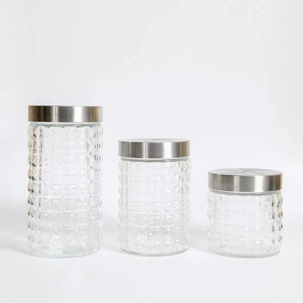Healthy and Ecological Lead-Free Glass Food Enzyme Sealed Glass Jars for Flour Sugar Cookie Coffee Aliquot Bottle