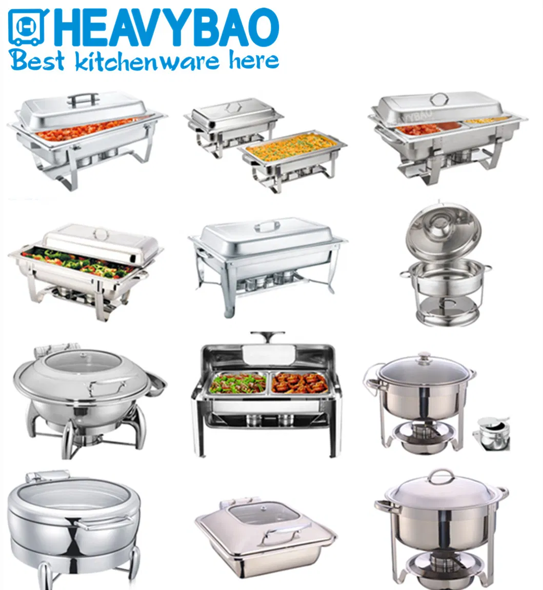 Heavybao 7.5L Cheap Chafing Dish Round Shape Stainless Steel Soup Strainer