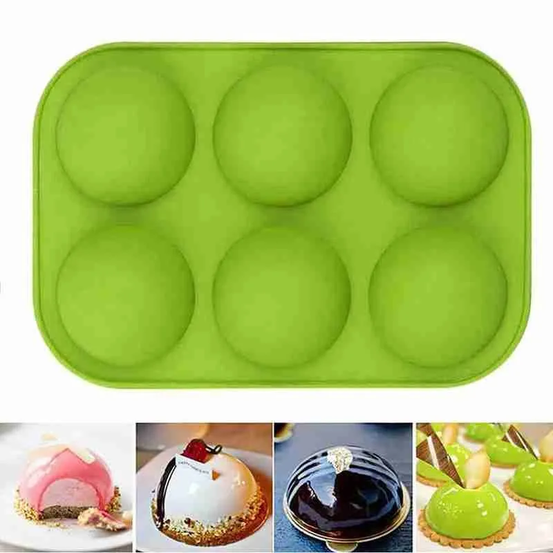 Hemisphere Shape Silicone Chocolate Cake Mousse Dessert Baking Pastry Bakeware