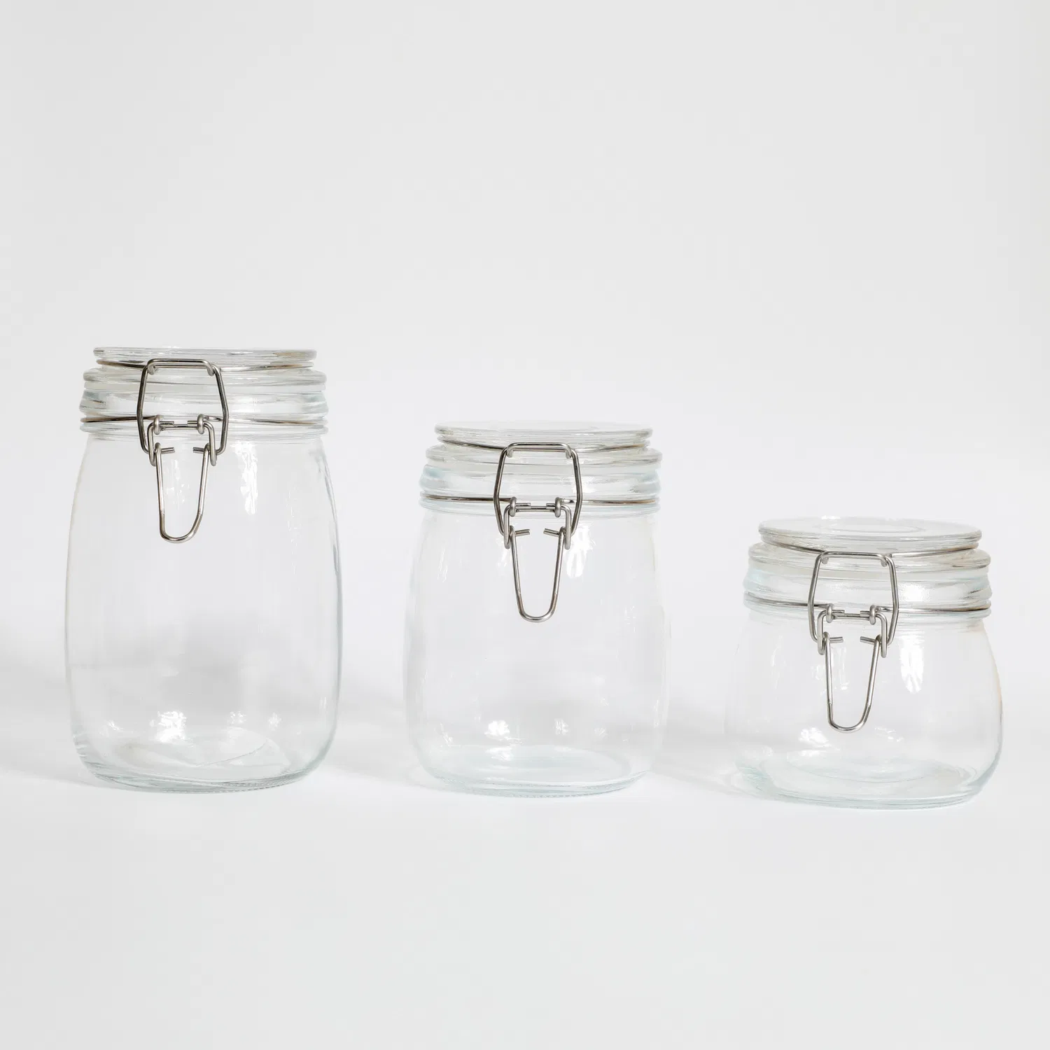 High Quality Ecological Health Lead Free Glass Solid Food Storage Bottle