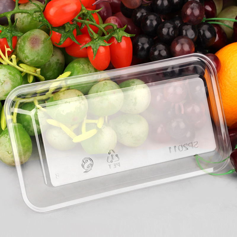 Hot Sale Cheap Vegetable Blister Packaging Disposable Eco-friendly Clear PET Blister Plastic Tray