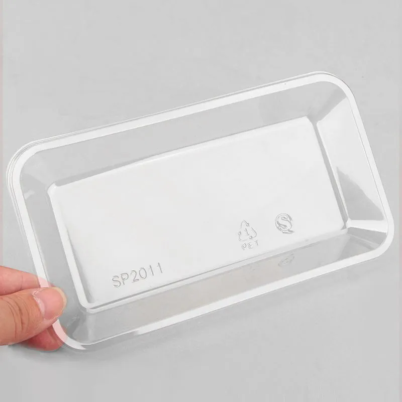 Hot Sale Cheap Vegetable Blister Packaging Disposable Eco-friendly Clear PET Blister Plastic Tray