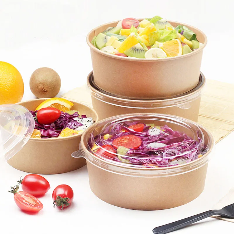 Hot Selling Products 1100ml Disposable Paper Fruit Bowl