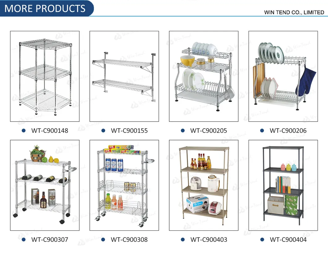 Hotel 5 Tiers Adjustable Epoxy Light Duty Wire Shelving Chrome Rack