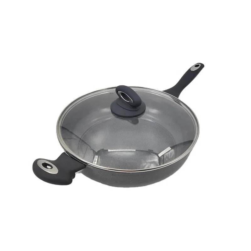 Cast Iron Non-stick Wok Pan