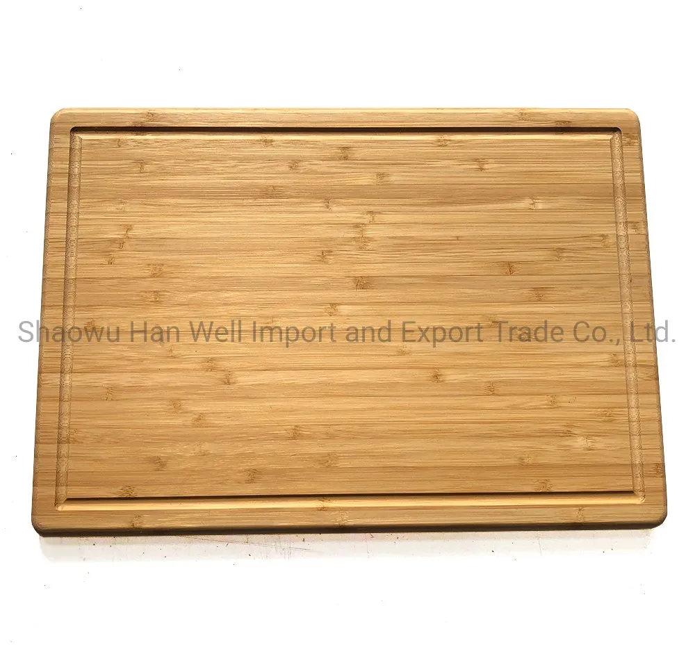 Large Thickening Bamboo Meat Chopping Board with Juice Groove