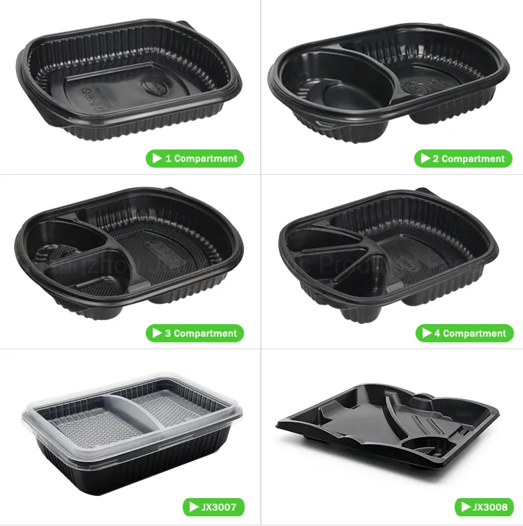 Leakproof Microwave Safe Bento Lunch Box Biodegradable Plastic Food Container