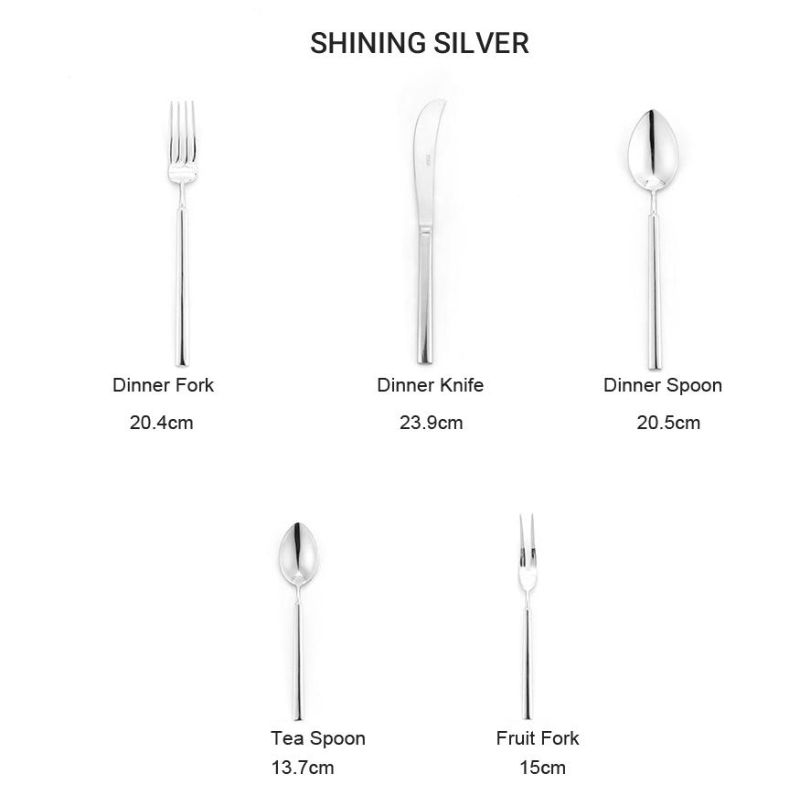 Luxury Stainless Steel Reusable Flatware Cutlery Set