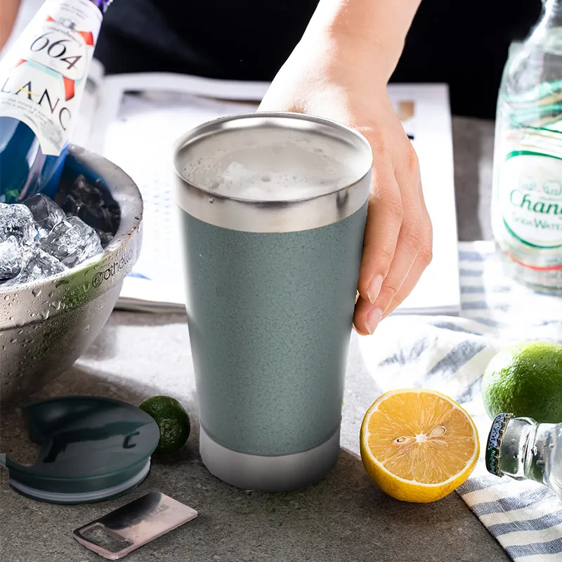 Manufactory Wholesale Custom Colorful Cups 28oz Stainless Classic Stay Chill Beer Pint Beer Cooling Tin Cup Mug