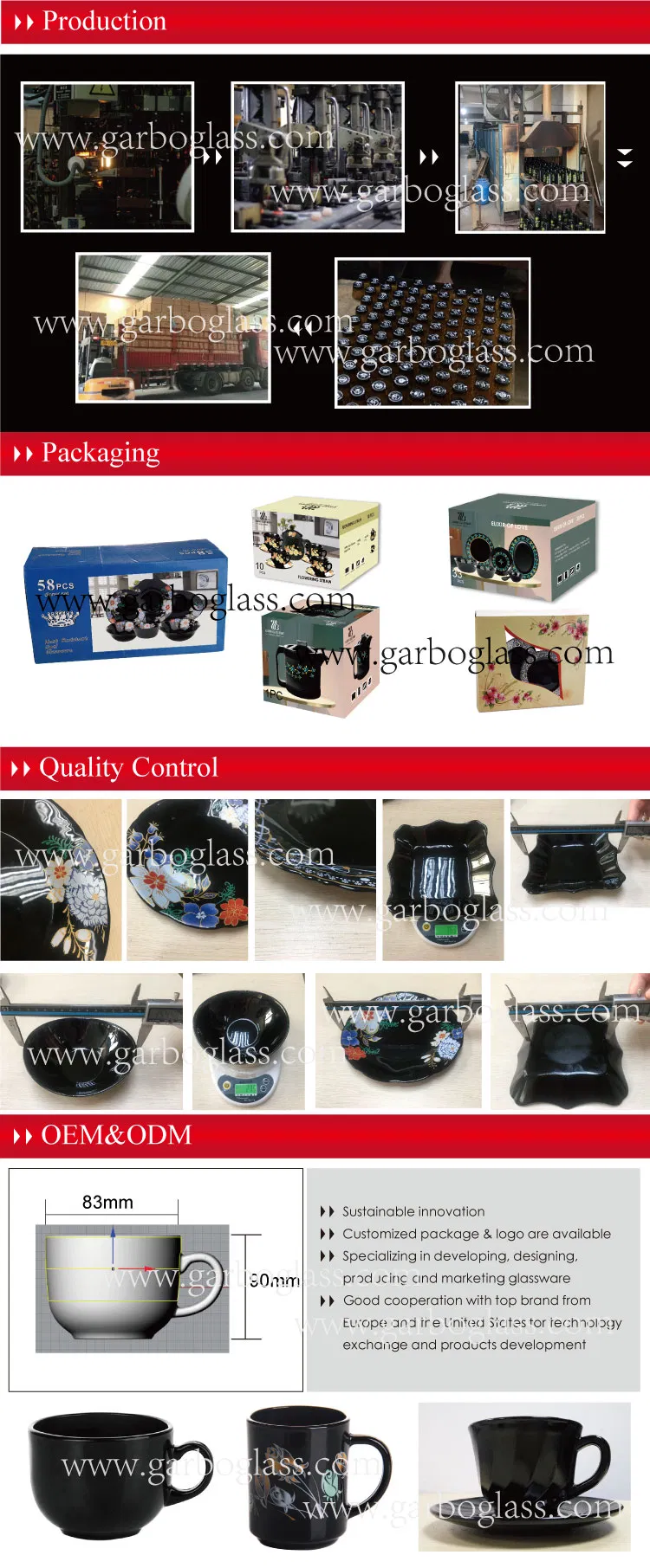 Manufacturer 33PCS Opal Glass Dinner Set Black Color with Luxury Golden Decals Home Hotel Use Dinner Plate Side Plate Oval Plate Salad Dessert Bowl