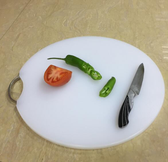 Mildew-Proof PE Cutting Board Plastic Thickening Knife Board Kitchen Cutting Board Round Cutting Board Vegetable Pier Household Small Board