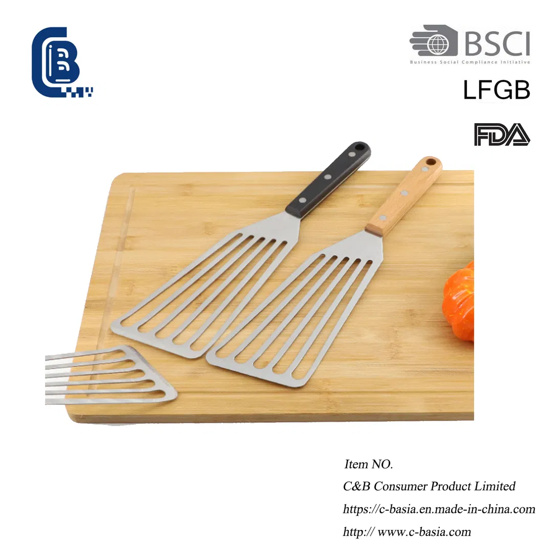 Multi-Purpose Kitchenware Stainless Steel Fish Spatula Turner Butter Steak Flipping Frying