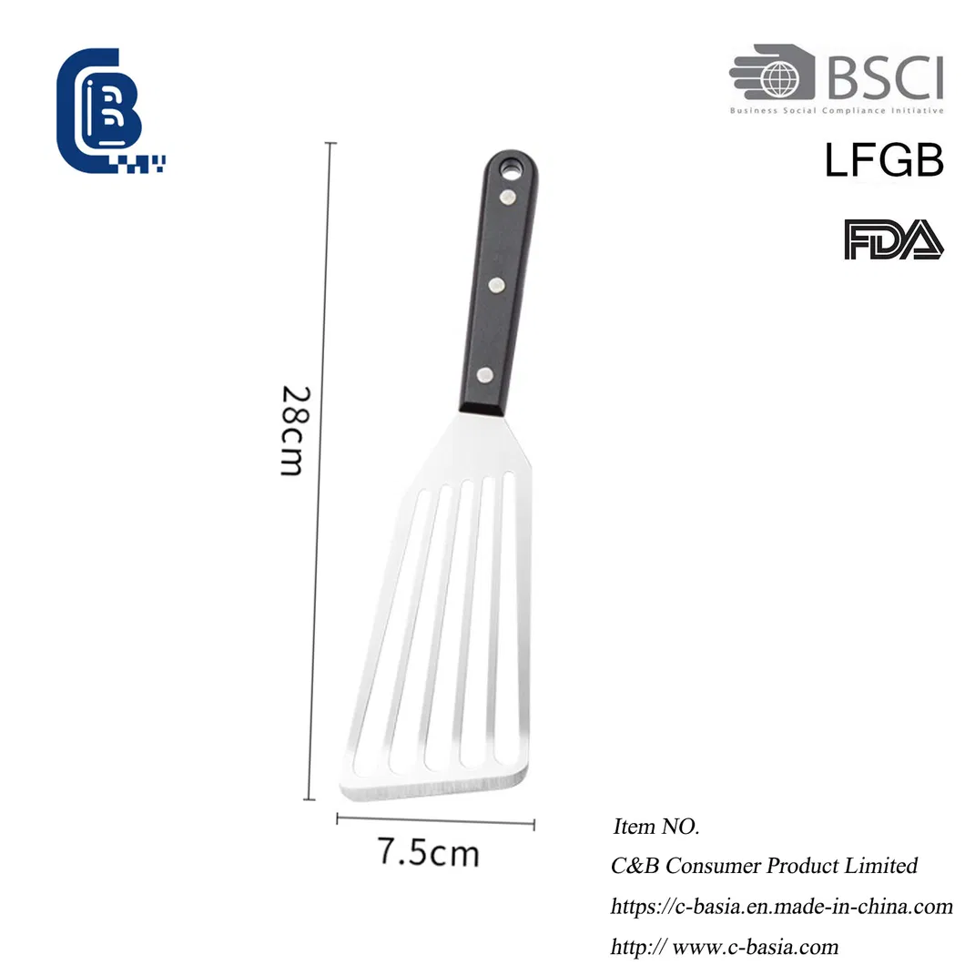 Multi-Purpose Kitchenware Stainless Steel Fish Spatula Turner Butter Steak Flipping Frying