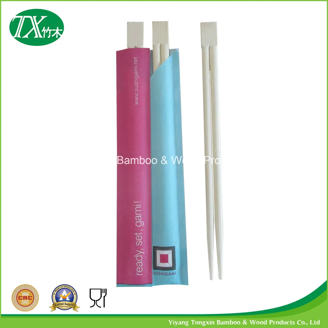 Naturl Twins Disposable Bamboo Chopsticks with Paper Sleeve Cutlery