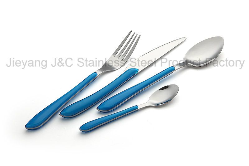 New Item for Stainless Steel Cutlery with The Plastic Handle