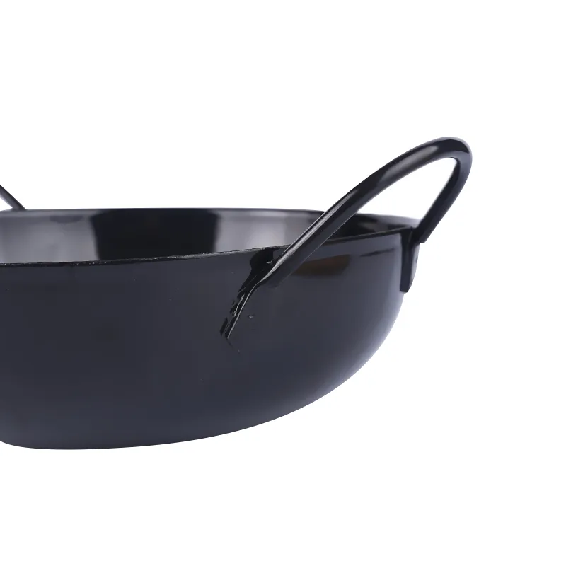 New Style 12PCS Double Handle Kitchenware Casserole Enamel Steel Pot Stainless Steel Rim Cookware Set