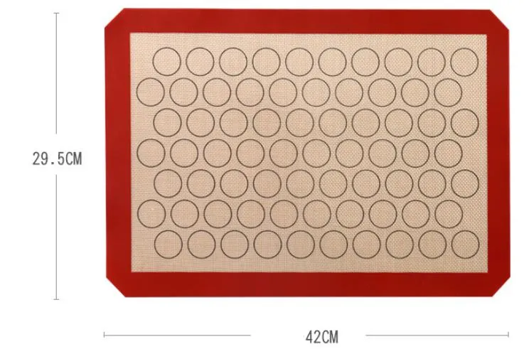 Non-Stick Food Safe Reusable Silicone Baking Mat Macaron Baking Sheet