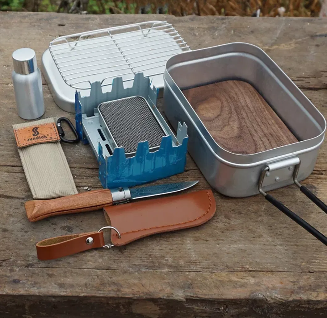 Outdoor Cooking Artifact Teacher Aluminum Lunch Box