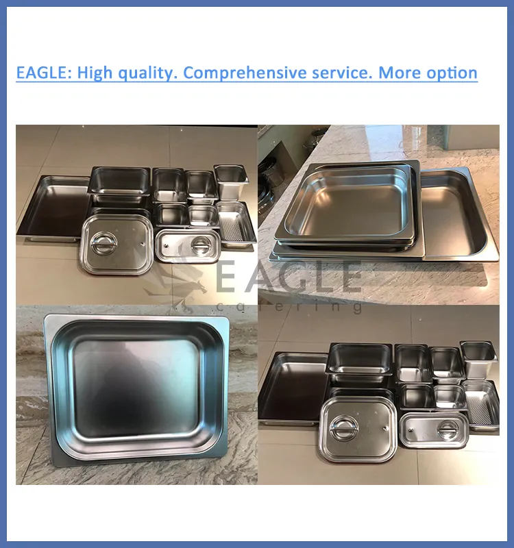 Perforated Restaurant Stainless Steel Gastronorm Food Pan Container