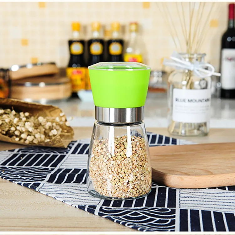 Portable Handy Pepper Mill Salt and Pepper Dispenser