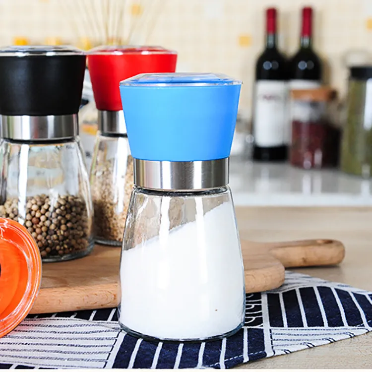 Portable Handy Pepper Mill Salt and Pepper Dispenser